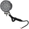 Lampa robocza LED, okrągła 27W 3420lm, biała, 100x48.5x120 mm z wtyczką Deutsch 2-pin, światło rozproszone, Kramp