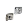 Reflektor roboczy halogenowy, narożny, lewy, 12V 50W kwadratowy, biały 123x115x121 mm wtyczka PGJ13, Wesem