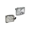 Reflektor roboczy halogenowy, narożny, prawy, 12V 50W kwadratowy, biały 123x115x121 mm wtyczka PGJ13, Wesem