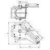 Zawór 3-drożny 8" + siłownik hydrauliczny