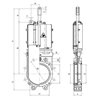 Zasuwa płytowa 5" (hydrauliczna)