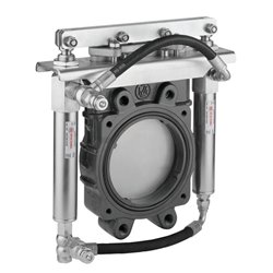 Kompaktowa zasuwa nożowa 6" (hydrauliczna)
