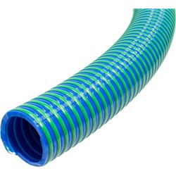 Wąż ssawno-tłoczny do gnojowicy PCW niebiesko-zielony, 6" 4 m