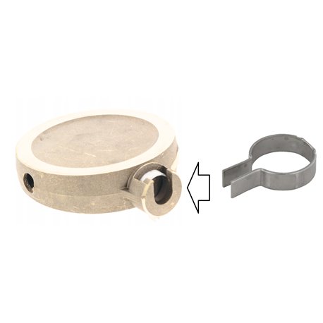 Zacisk Ø 20 mm, zabezp. 4'-5"-6"