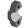 Obejma mostka 1" 400060020 Arag 8026834068452