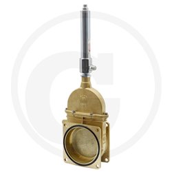 Zasuwa 6"-0075 ECO, z siłownikiem hydraulicznym dwustronnego działania art. 0550 MZ
