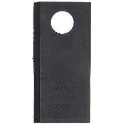 Zestaw noży kosiarki, prawych 12 szt. 105x49x4 mm