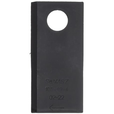 Zestaw noży kosiarki, prawych 12 szt. 105x49x4 mm