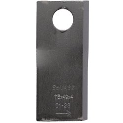 Zestaw noży kosiarki, lewych 12 szt. 115x49x4 mm