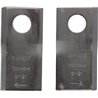 Zestaw noży kosiarki, 100x49x4 mm 6 lewych i 6 prawych