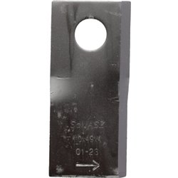 Zestaw noży kosiarki, lewych 12 szt. 110x49x4 mm