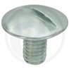 Wkręt M6x10mm Din 88107 z łbem grzybkowym poszerzanym kl.5.6 ocynk