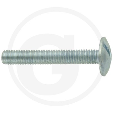 Wkręt M6x40mm Din 88107 z łbem grzybkowym poszerzanym kl.5.6 ocynk