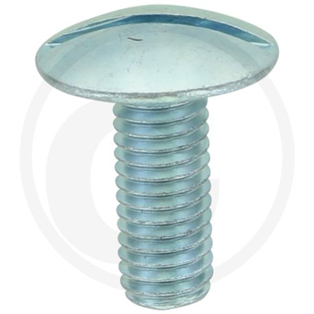 Wkręt M8x20mm Din 88107 z łbem grzybkowym poszerzanym kl.5.6 ocynk