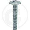 Wkręt M8x45mm Din 88107 z łbem grzybkowym poszerzanym kl.5.6 ocynk