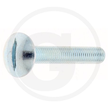 Wkręt M8x50mm Din 88107 z łbem grzybkowym poszerzanym kl.5.6 ocynk