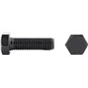 Śruba M6x20 kl.8.8, SW10 cały gwint, czarna (kg) M6x1,00x20
