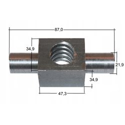 Nakrętka wrzeciona M20x6,00 trapezowa 