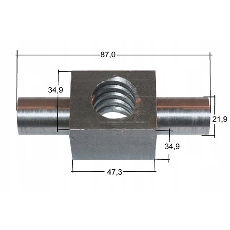 Nakrętka wrzeciona M20x6,00 trapezowa 