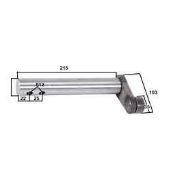 Ramię sterujące przekładni K-792.410 (11-ramion centralna), fi35mm L-215mm Comer 5700037409702