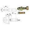Śruba z uchem stabilizatora M27x62, fi20 AG 376 