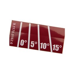 Tabliczka z kątomierzem 0-15°