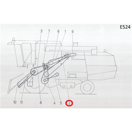 (2) Pas 3HB5000La Gates 1824417