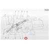 (2) Pas 3HB5000La Gates 1824417