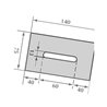 Zgarniak 75x140mm Lely
