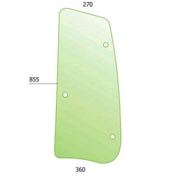 04418828 Szyba Deutz Fahr boczna, przestawna, Kramp 3660980032704