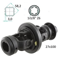  Przegub szerokokątny H7, 1i3/8” Z6 Profil zew. 58,2x3 4T serii S8 SFT