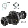  Przegub szerokokątny H7, 1i3/8” Z6 Profil zew. 58,2x3 4T serii S8 SFT