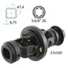  Przegub szerokokątny S6, 1i3/8” Z6 Profil wew. 47,4x4,75 4T serii S6 SFT-27x100