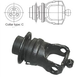 Widłak szerokokątny S6/H7 RT-C 1i3/8" Z21 - 27x100, kulka