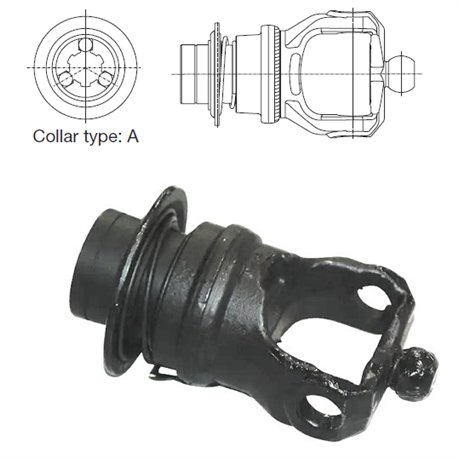 Widłak szerokokątny S2 RT-A 1i3/8" Z6 - 22x76 