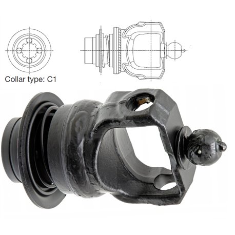 Widłak 1  szerokokątny 50° S6/H7 RT-C1 D8x32x38 - 27x100