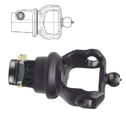 Widłak 1 szerokokątny 50° śruba zaciskowa S8/H8 1i3/8” Z21 - 30,2x106