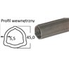 B&P 125113000R06 Rura trójkątna wew. 45,0x5,50 - G8/-8, 3m STD. Bondioli Pavesi