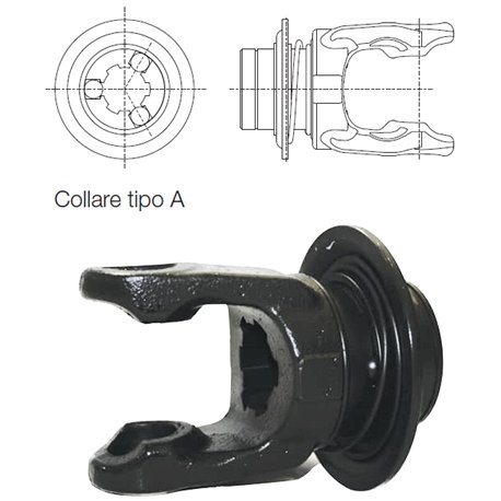 B&P 57200455 Widłak RT-A 1i3/4"Z6- 30,2x79,4 G5 Bondioli Pavesi