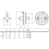 Piasta szerokokątna centrująca fi 127mm, G2/S2 SFT-22x76