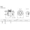 B&P 610234001R Sprzęgło przeciążeniowe prawe SA1 650Nm 1i3/8"Z6 G1 Bondioli Pavesi