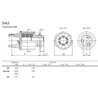 B&P 614348501R Sprzęgło przeciążeniowe prawe SA3 1200Nm 1i3/8"Z6 G5 Bondioli Pavesi