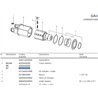 B&P 422064020R Obudowa Sprzęgła SA4 - 30,2x91,4 G7 Bondioli Pavesi