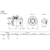 B&P 60A2C3203R Sprzęgło przeciążeniowe LN2 1i3/8" Z6 600Nm - 23,8x61,3 P&P G2/S2 Bondioli Pavesi
