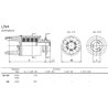 B&P 60B4E4403R Sprzęgło przeciążeniowe LN4 1i3/8" Z6 1000Nm - 27,0x74,6 P&P G3/G4/S3/S4  Bondioli Pavesi