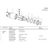 B&P 60B4E4803R Sprzęgło przeciążeniowe LN4 1i3/8" Z6 1200Nm - 27,0x74,6 P&P G3/G4/S3/S4  Bondioli Pavesi