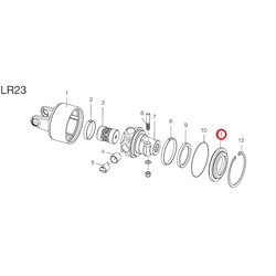 B&P 240000202R02 Dysk sprzęgła LR23 Bondioli Pavesi