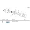 B&P 431082152R Obudowa sprzęgła LR24 - 34,6x106,0 G9 540obr/min Bondioli Pavesi