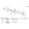 B&P 4310LE151R Obudowa sprzęgła LR24 - 30,2x91,4 G8 Bondioli Pavesi