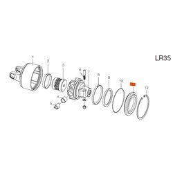 B&P 240000710R02 Dysk sprzęgła LR35 Bondioli Pavesi